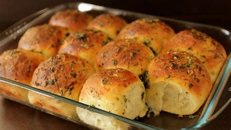 Garlic Parmesan Dinner Rolls Recipe Youtube