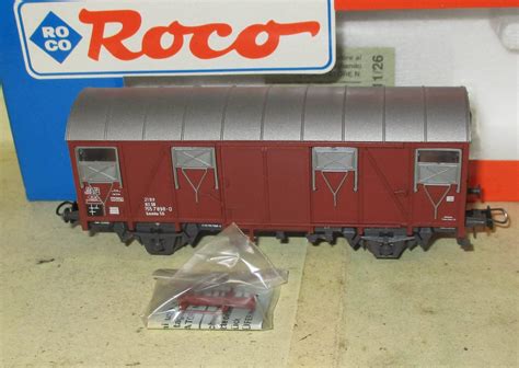 Roco Db Gedeckter G Terwagen Gmmhs Ep M Kk I Ovp Nordbahn