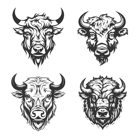 Premium Vector Bull Head Logo Vector Illustration