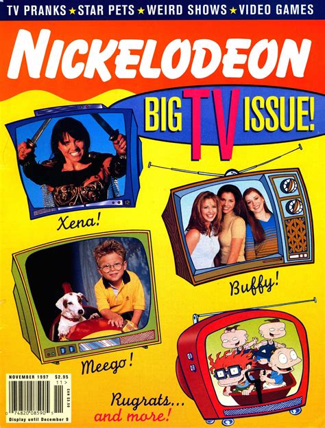 Image Nickelodeon Magazine Cover November 1997 Tv Issue