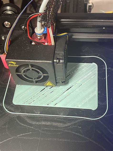 Skipping lines on first layer : r/ender3