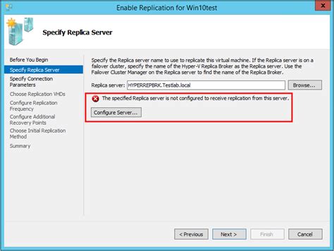 Hyper V Basic Replication Configuration Vembu