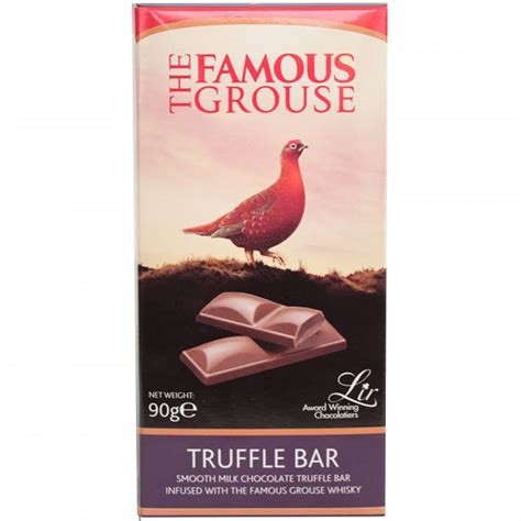 Famous Grouse Whisky Chocolate Truffle Bar 90g Wilko