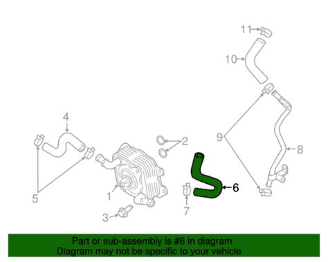 La C Engine Coolant Hose Nissan Nissan Oem Parts