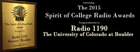 Cu Boulder On Twitter Congratulations To Radio1190 Winners Of The