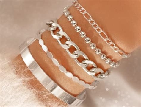 Bracelets Argentes Tendance Des Bijoux Fantaisie