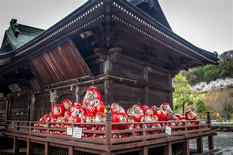 Daruma Dolls And The Daruma Temple In Takasaki Japan Daruma Doll