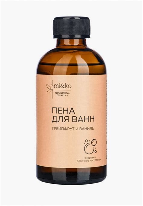 Пена для ванны Mi&Ko с антистресс-эффектом, цвет: прозрачный ...