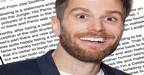 I M A Celeb Joel Dommetts Penis Makes A Statement Over Catfish Skype Sex OK Magazine