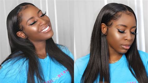 Easy Everyday Dark Skin Makeup Tutorial Installing A Frontal Wig