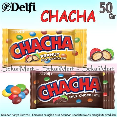 Jual CHACHA Milk Peanut Chocolate 50g CHA CHA Cokelat Susu Kacang