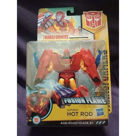 Hasbro Transformers Cyberverse Autobot Hot Rod Warrior Class Shopee Philippines