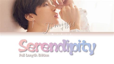 BTS JIMIN Serendipity LYRICS Colour Coded Han Rom Eng 가사 YouTube