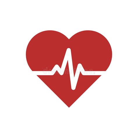 Heartbeat Pulse Line Vector Health Medical Concept For Graphic Design