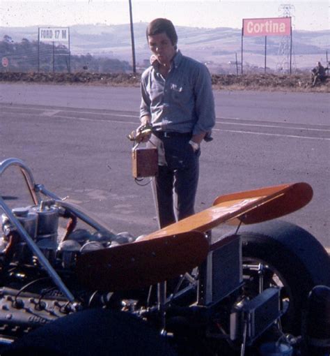 Basil Van Rooyen Looking Over One Of The Gunston Sponsored F1 S Roy