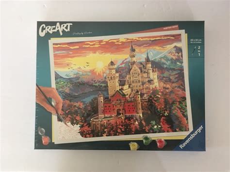 Ravensburger Creart Paint By Number Fairytale Castle Mysite