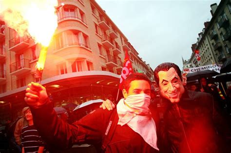 France Strike French Cities And Schools Burn As Youths Join Protest