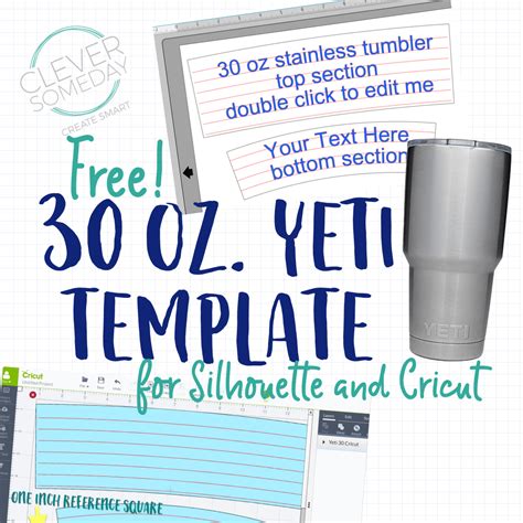 Yeti Tumbler Template Freebie Free Printable