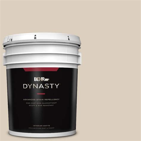 BEHR DYNASTY 5 Gal BWC 25 Sandy Clay Matte Interior Stain Blocking