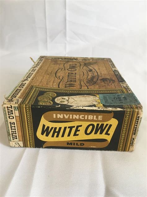 Vintage White Owl Cigar Box