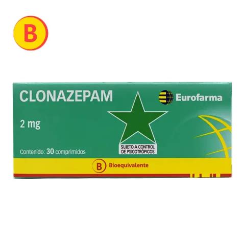 Clonazepam 2 Mg X 30 Comp Eurofarma EcoFarmacias