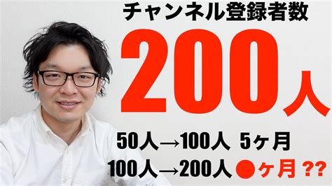 【体験談】チャンネル登録者数200人達成！！達成までの道のりと実践したことをご紹介します【近道は無し】 Youtube