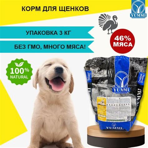 Сухой корм премиум класса YUMMI (Юмми) Premium для щенков Индейка ...