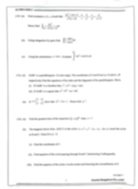 Solution Gce Advanced Level Combined Maths Paper 7 Studypool