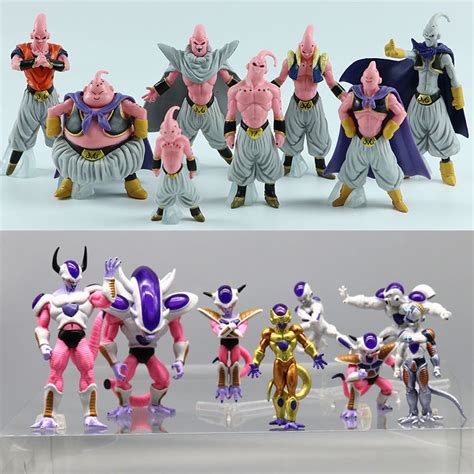 Piece Set Dragon Ball Z Anime Freeza Majin Buu Action Figure Toys