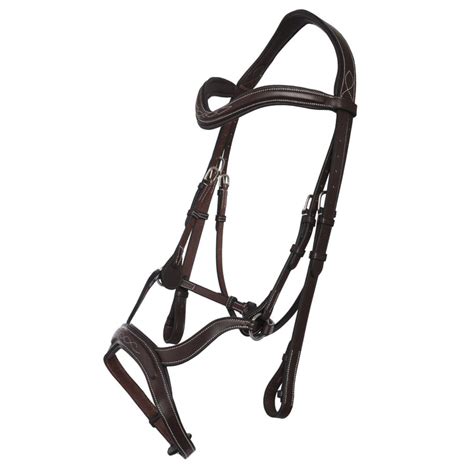 Exionpro Anatomical Combined Flash Bridle With Reins Jumping Bridles