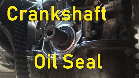 How To Replace Crankshaft Seal Honda Civic Tho Crankshaft Cr