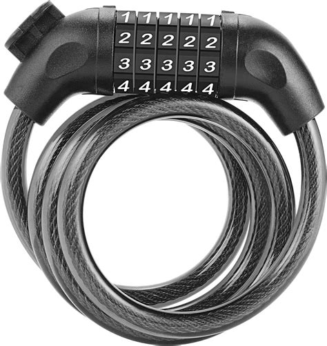 Bike Lock 4 Feet Bike Locks Cable High Security 5 Digit