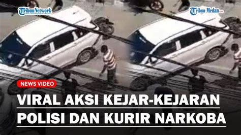 Viral Aksi Kejar Kejaran Polisi Dengan Pengedar Narkoba Di Tebingtinggi