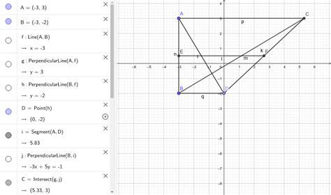 Trapezul Dreptunghic Ortodiagonal Geogebra