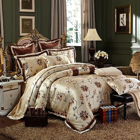 Royal Satin Jacquard Bedding Set 10 Pcs Luxury Bedding Store