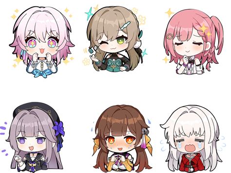 Honkai Star Rail Chibi Pack By Apriononurhakim On Deviantart