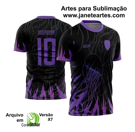 Arte Vetor Camisa InterClasse 2024 Modelo 45 Medusa do Mar Saber é Poder