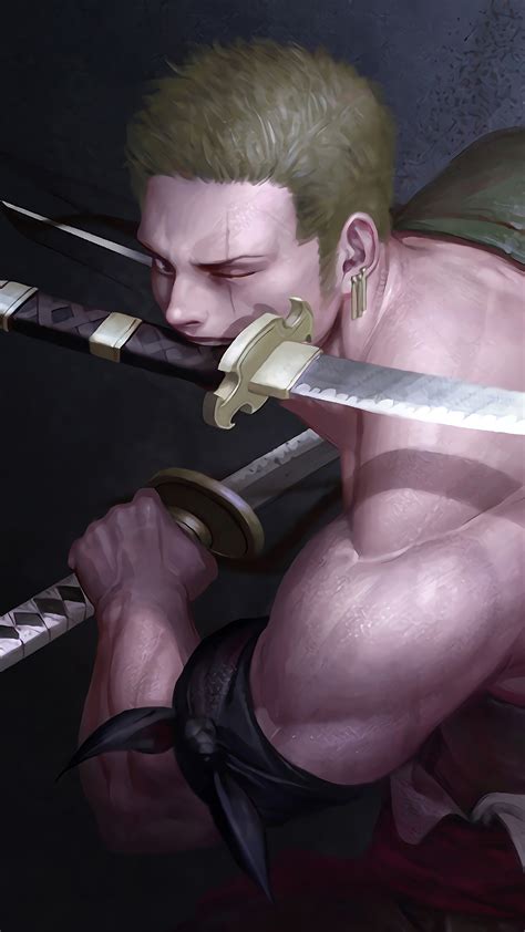 Roronoa Zoro Sword Style Katana One Piece K Hd Phone Wallpaper