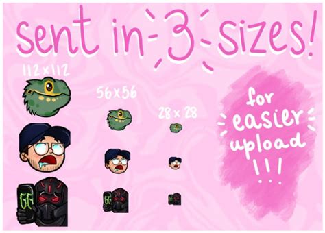 Create Custom Twitch Emotes And Sub Badges By Ana Martins Fiverr