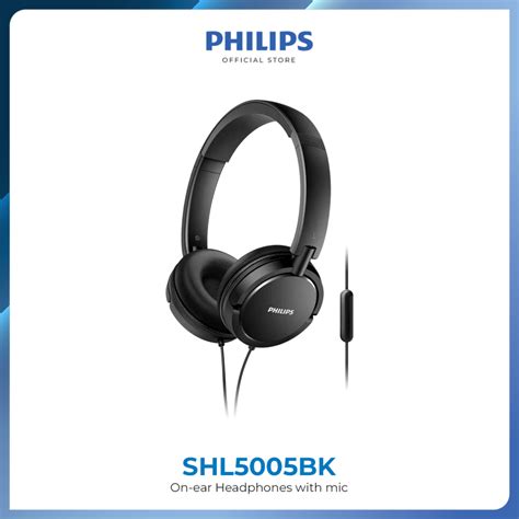 Philips On Ear Headphones With Mic SHL5005 32mm Drivers