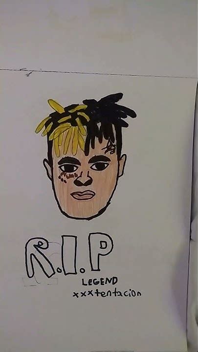 My Xxxtentacion Drawings Rip Xxxtentacion🙏 Youtube