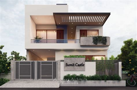 Stunning Residence Design Elevations Of Aastitva Duplex