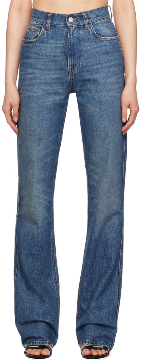 Coperni Jean Droit Bleu Ssense France