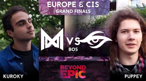 Nigma Vs Team Secret Game 3 BO3 Beyond Epic EU CIS Playoffs YouTube