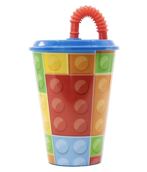 Kubek ze słomką KLOCKI A LA LEGO 430ml Stor Sklep EMPIK