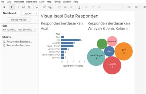 Gunadarma Tugas Visualisasi Data Tableau M