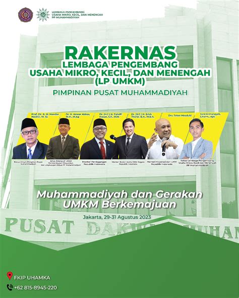 Rakernas LP UMKM PP Muhammadiyah 2023 Muhammadiyah Dan Gerakan UMKM