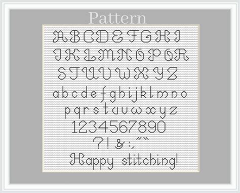 Backstitch Alphabet Cross Stitch Font Back Stitch Alphabet Cursive