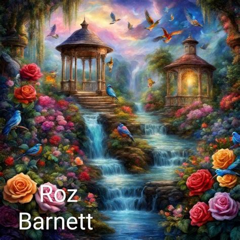 Pin By Roz Barnett On Gazebo S Dreamy Art Waterfall Scenery Fantasy Art