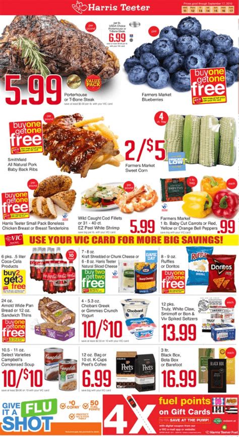 Harris Teeter Weekly Ad Sep 11 – Sep 17, 2019